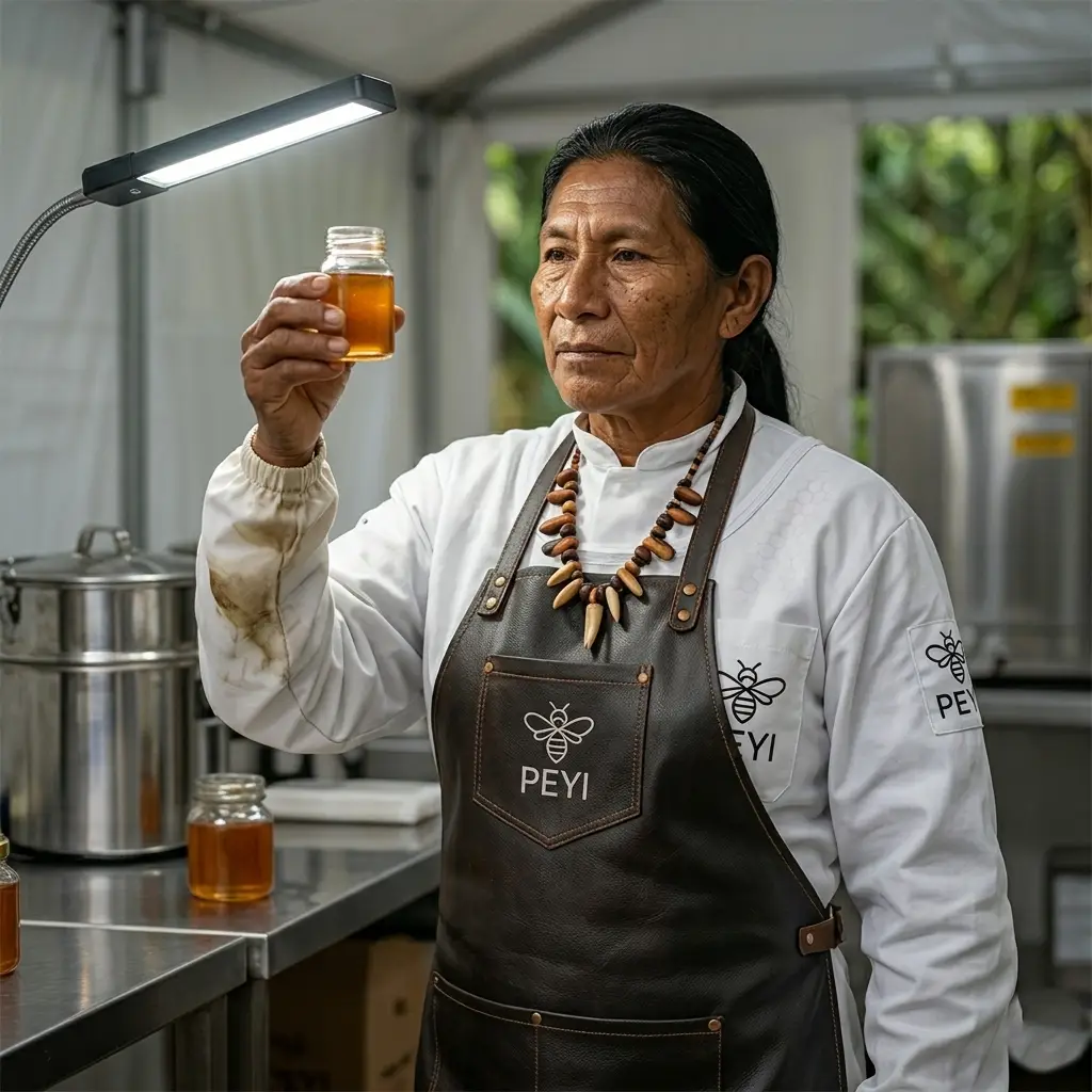 apiculteur peyi Guyane. Miel