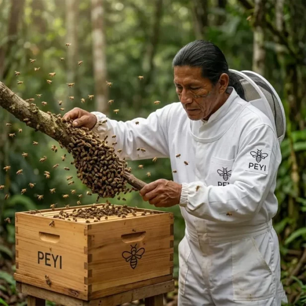 apiculteur de Guyane. Péyi.